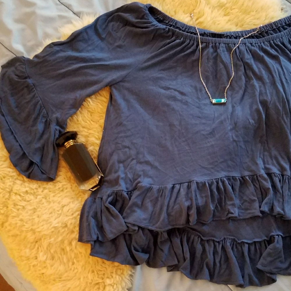 AE Soft & Sexy Ruffle Blouse